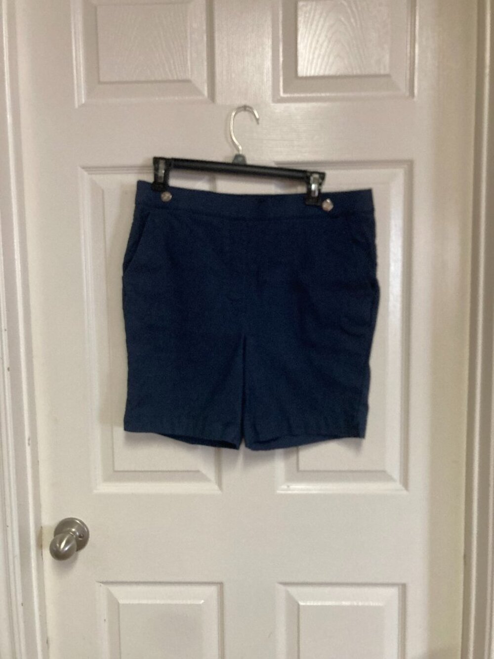 RAFAELLA Blue Chino Shorts size 12 Women's